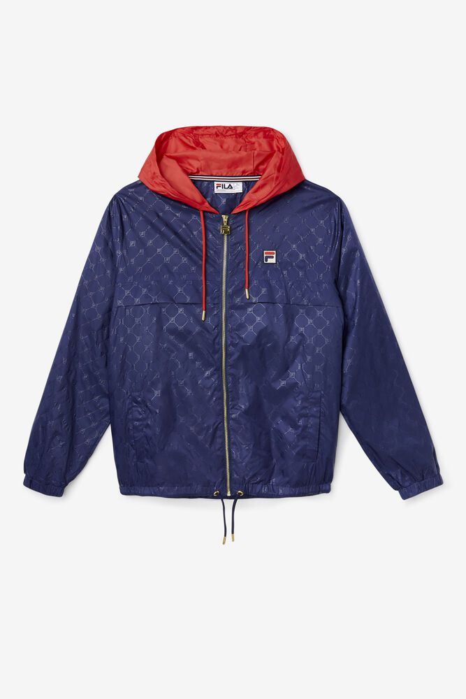 Fila Jakke Herre Mørkeblå Copper Hood DYQ-870239